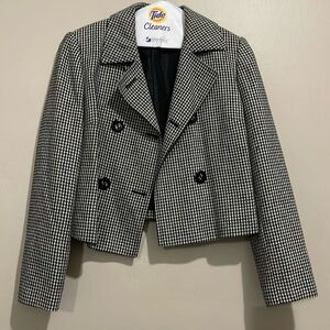 Calvin Klein brand coat, size 8, like new and with patent leather buttons